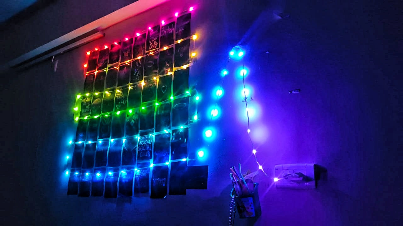 Bedroom and home decor for strip light