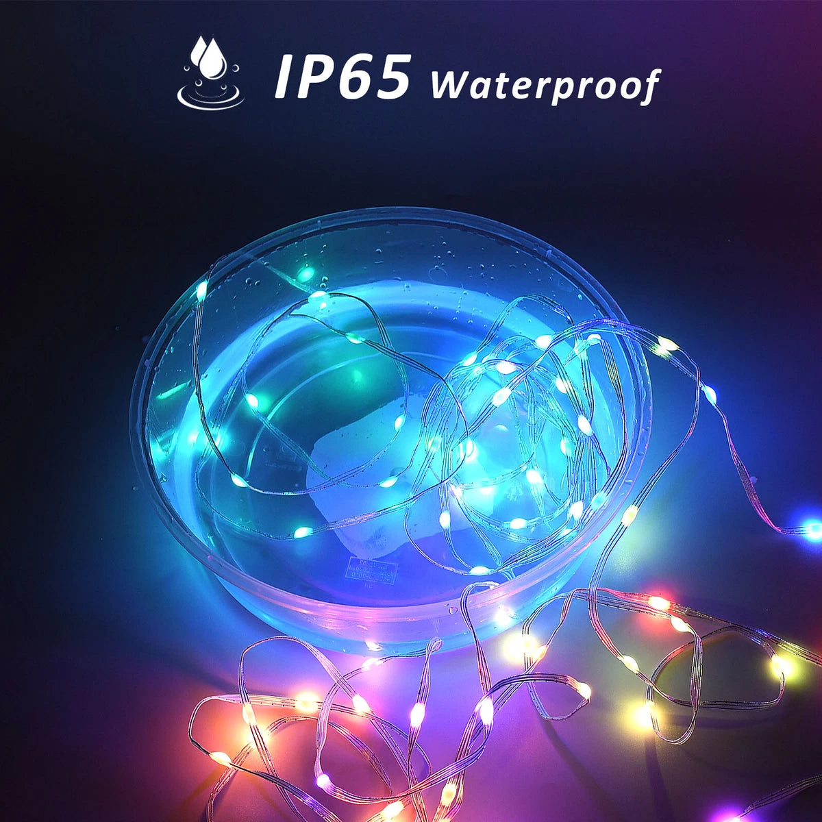 10 Meter RGB LED Strip Light –  music scysnc,Waterproof, Remote & USB